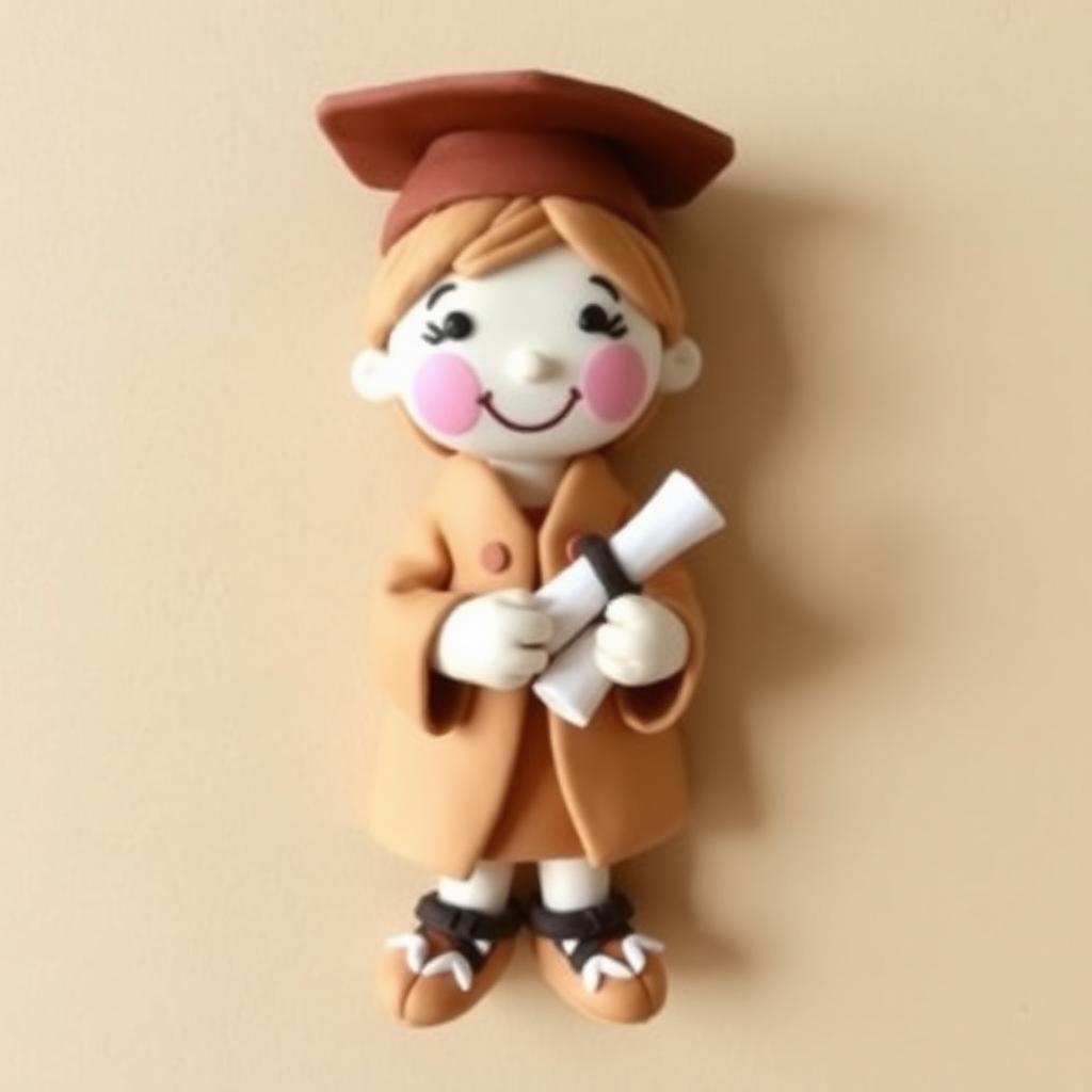 Boneco de biscuit: Formanda Sorridente