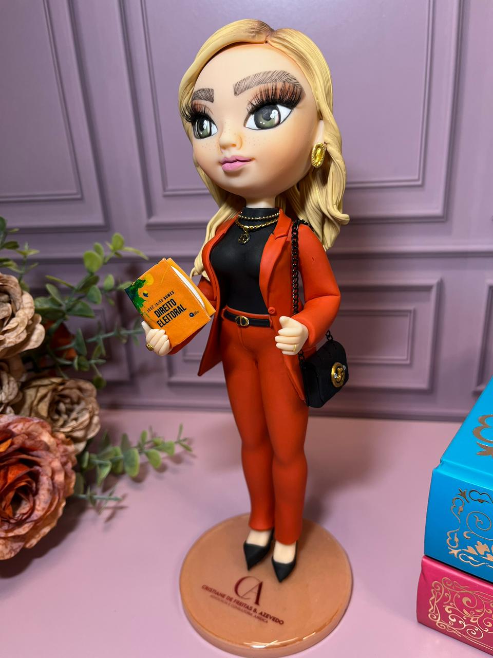 Boneco de biscuit: Advogada — Direito Eleitoral