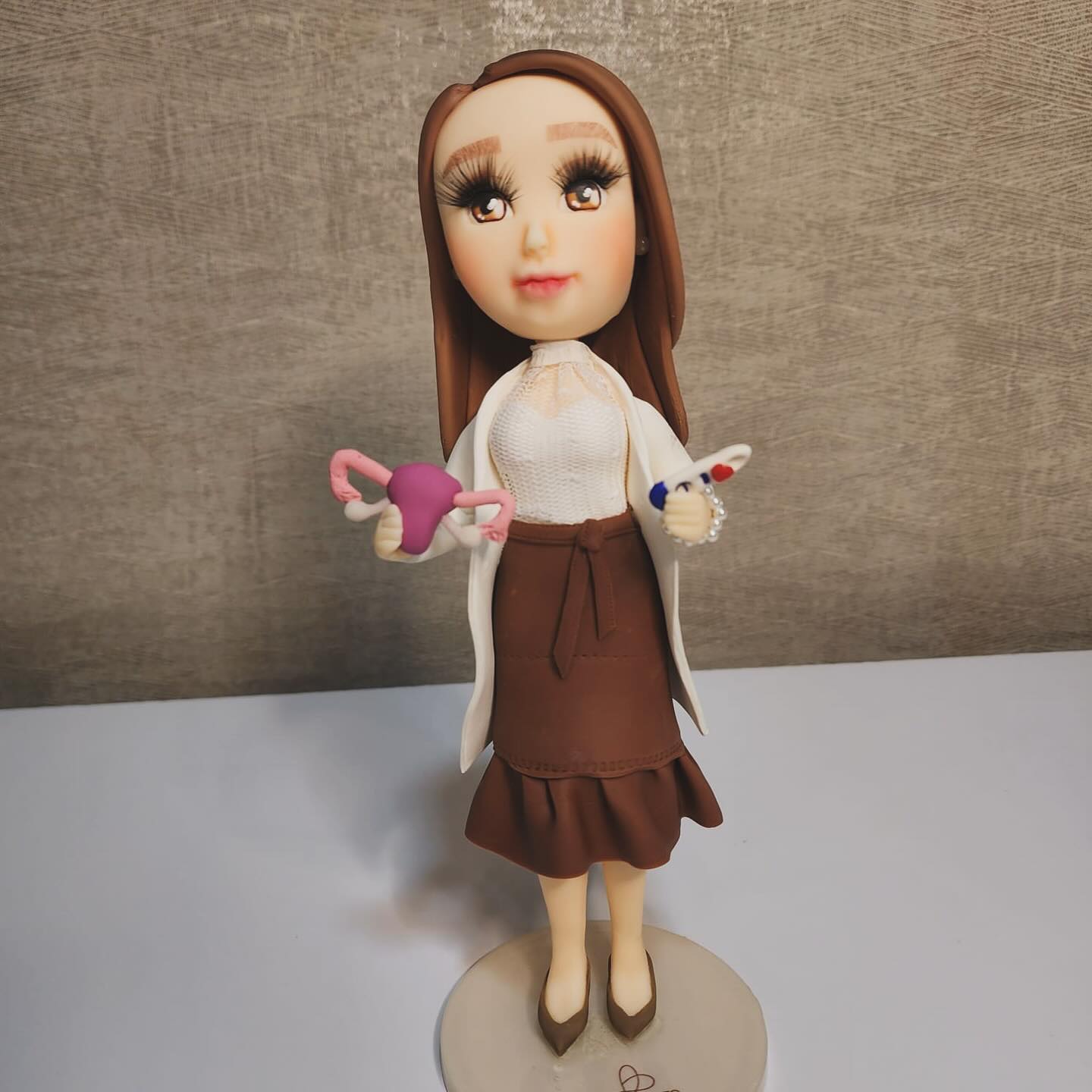 Boneco de biscuit: Doutora em Reprodução Humana