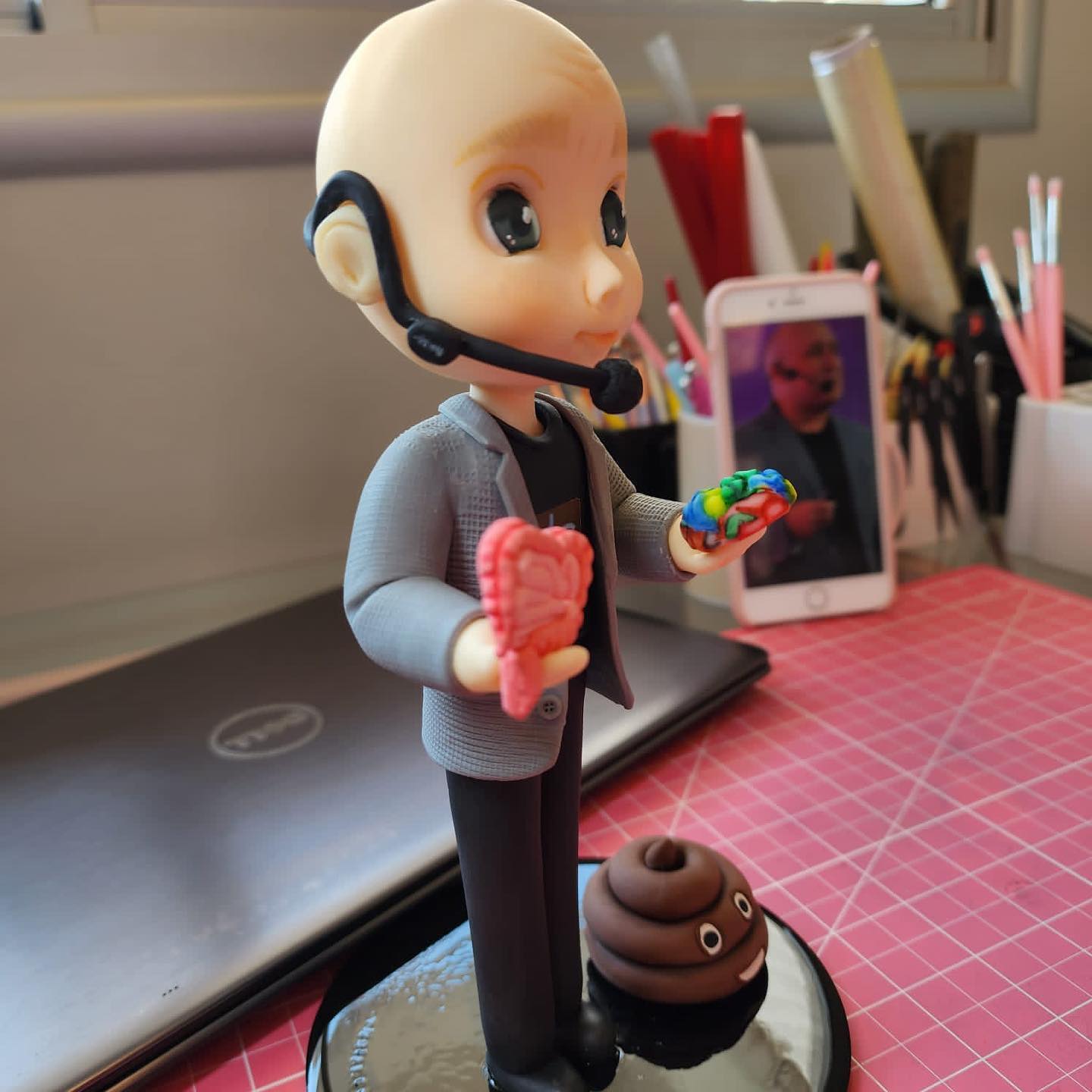 Boneco de biscuit: Mestre em Nutrição — Palestrante